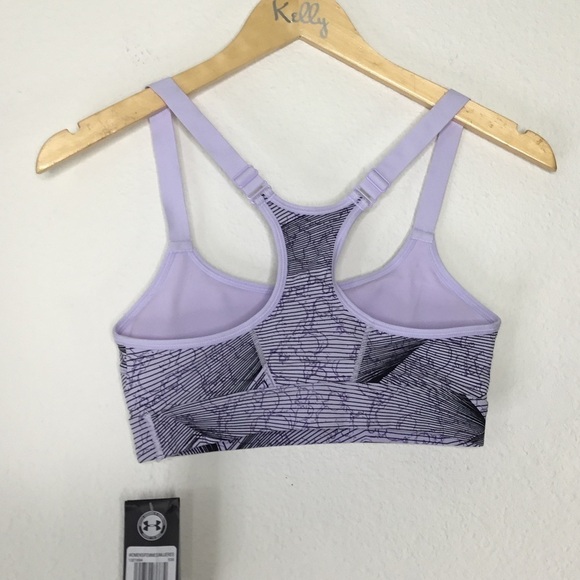 NWT Under Armour Purple Sports Bra - Picture 6 of 7
